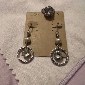 Lori Bonn Earrings and Ring Set